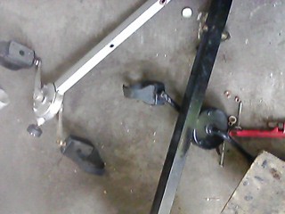 pedal, black, silver