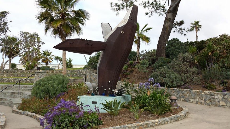 Photo of Laguna Beach Whale Sculpture taken by author, Deborah Dian; all rights reserved.