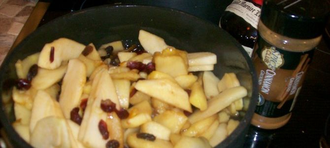 Apples cooking in our kitchen Apples cooking in our kitchen