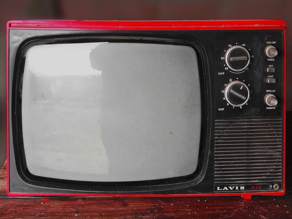 vintage TV set