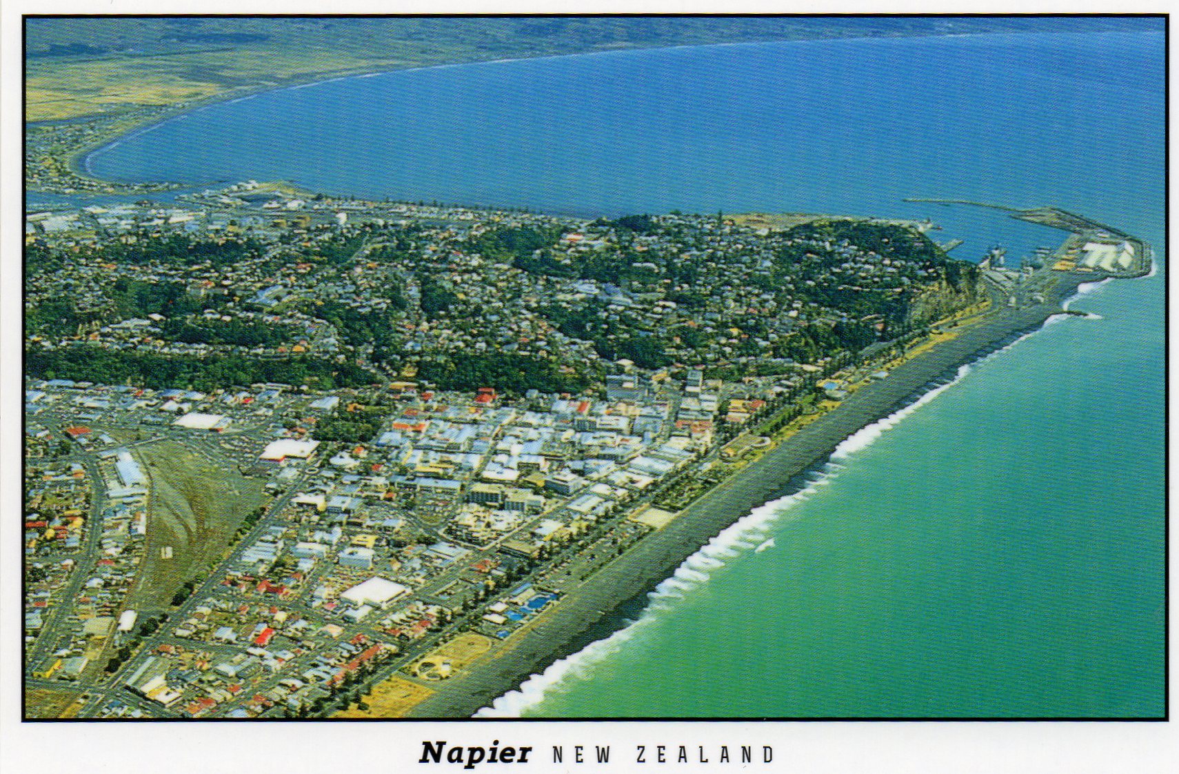 Postcard of Napier, New Zealand, published by www.nzsouvenir.co.nz