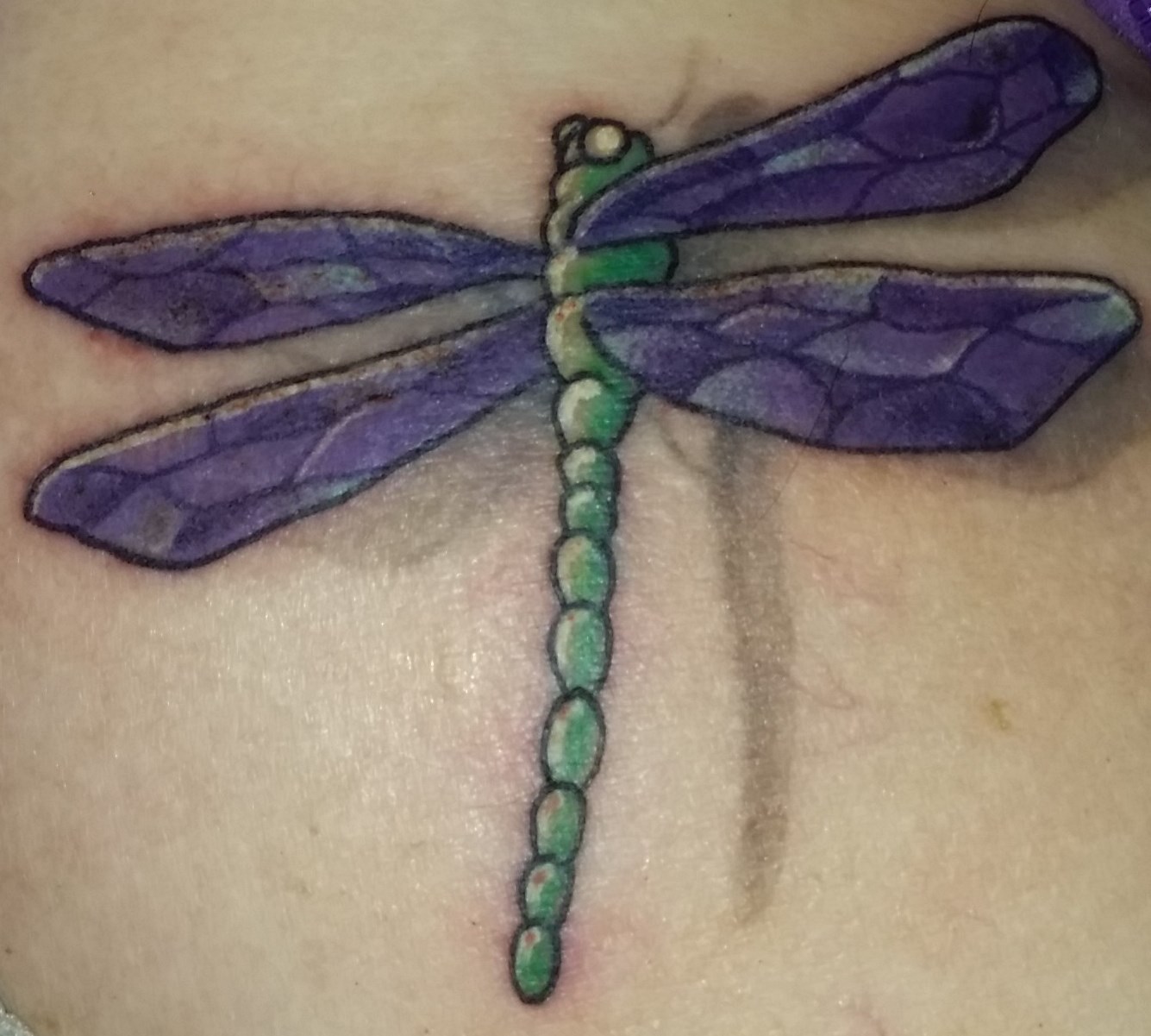 My Tommy Dragonfly Tattoo in memory of my son.