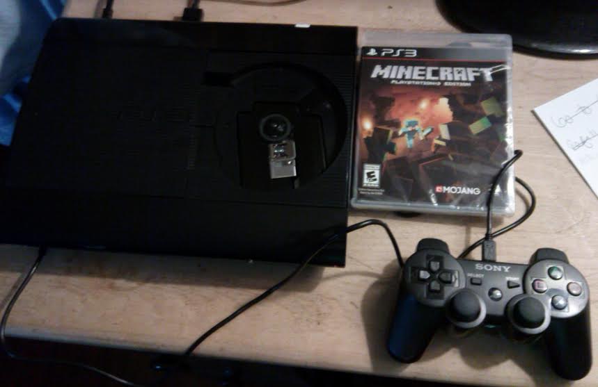 The ps3 and minecraft game The ps3 and minecraft game
