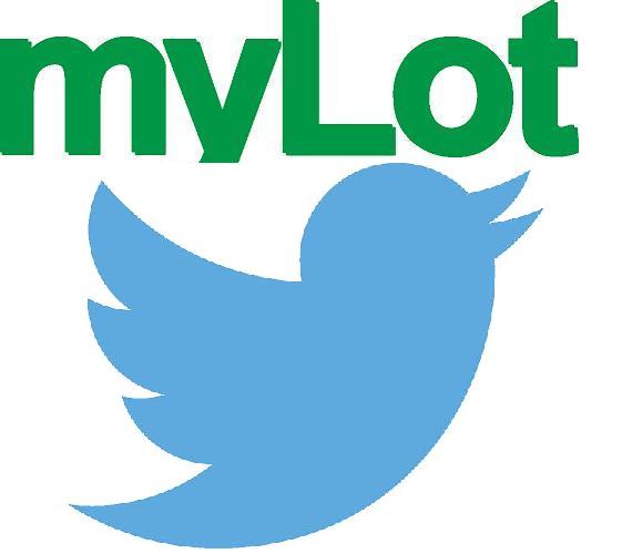 myLot and Twitter logos