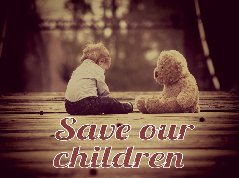 Save our children image from Pixabay