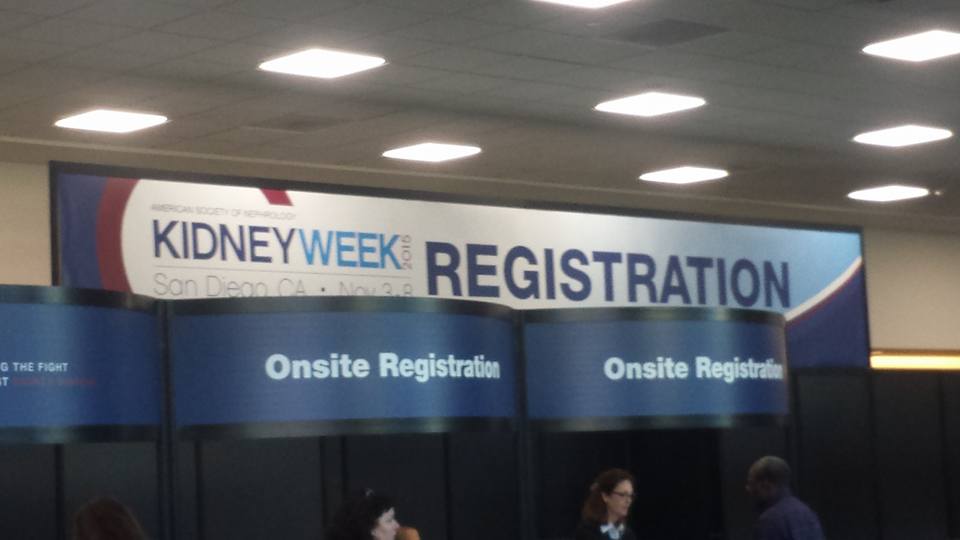 Photo of Kidney Week for Nephrologists in San Diego, another event we attended.