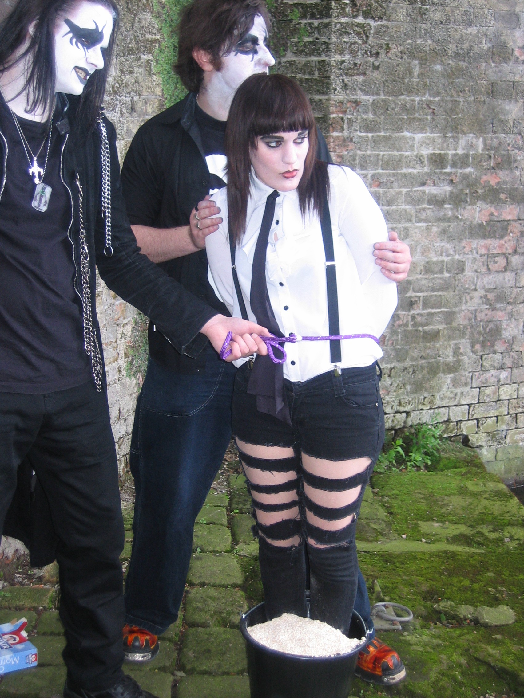 Photo taken by me – gangland execution spoof Photo taken by me – gangland execution spoof