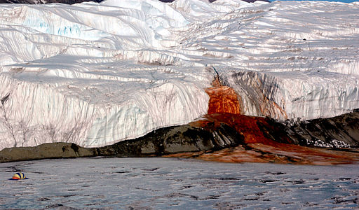 Blood Waterfalls from Wikimedia Commons - Free Image
