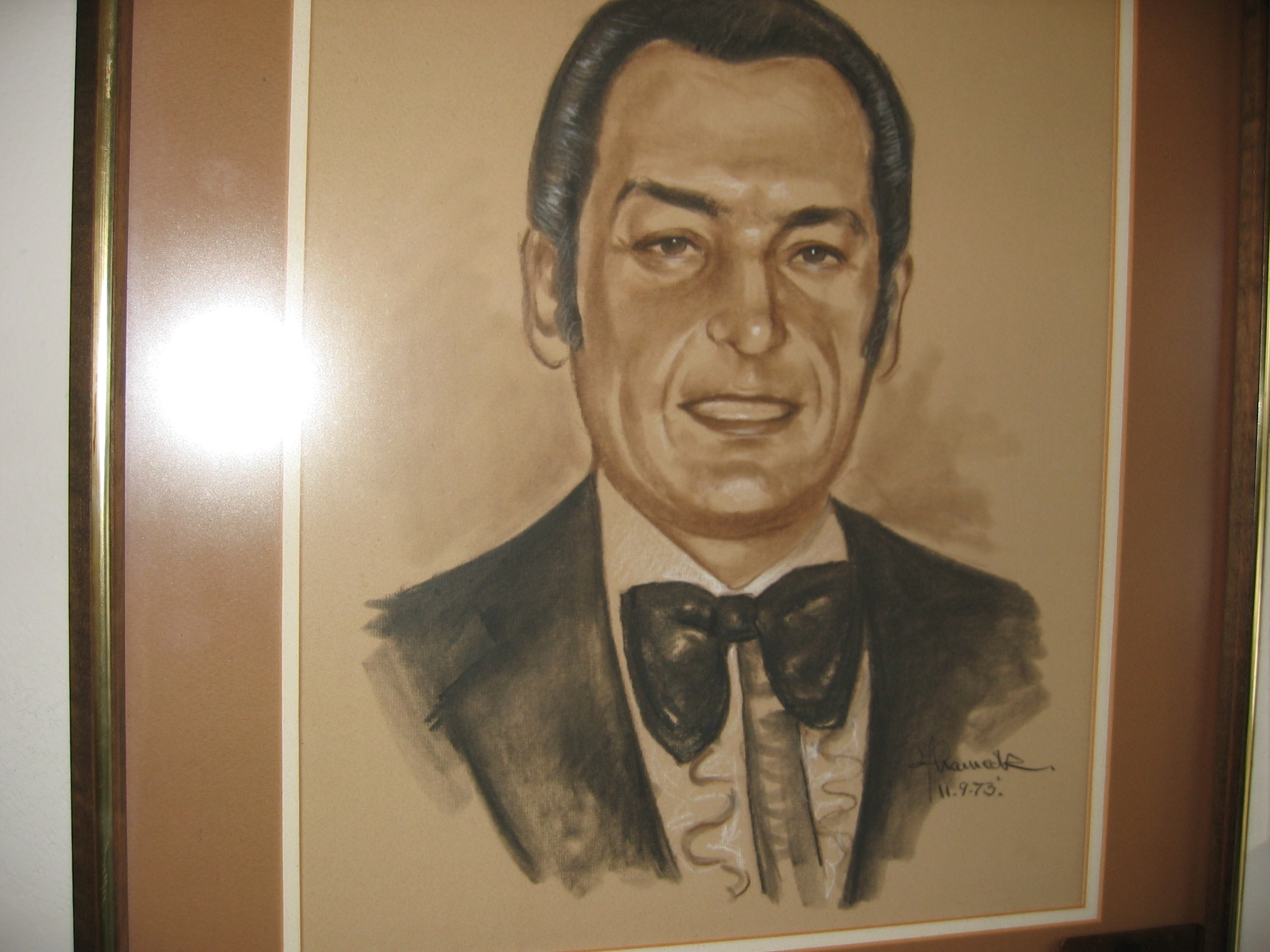 A painting of me in my gentleman days A painting of me in my gentleman days