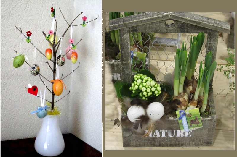 Easter decorations, personal image by LadyDuck