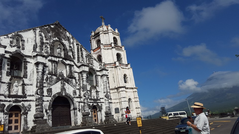 Oldest church in Daraga, Albay in Legaspi city Philippines