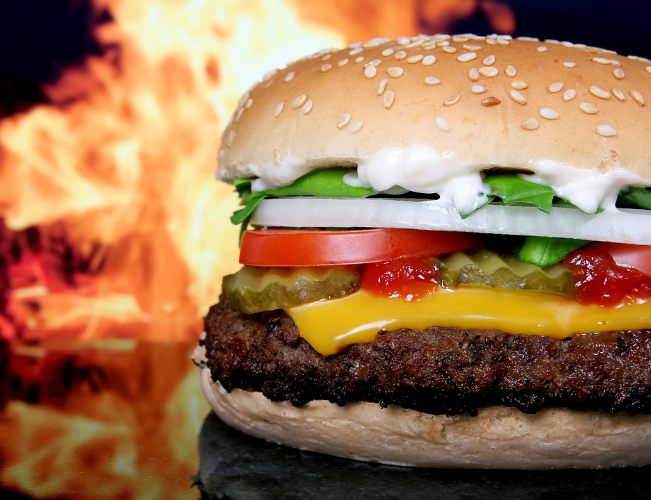 Hamburger image from Pixabay