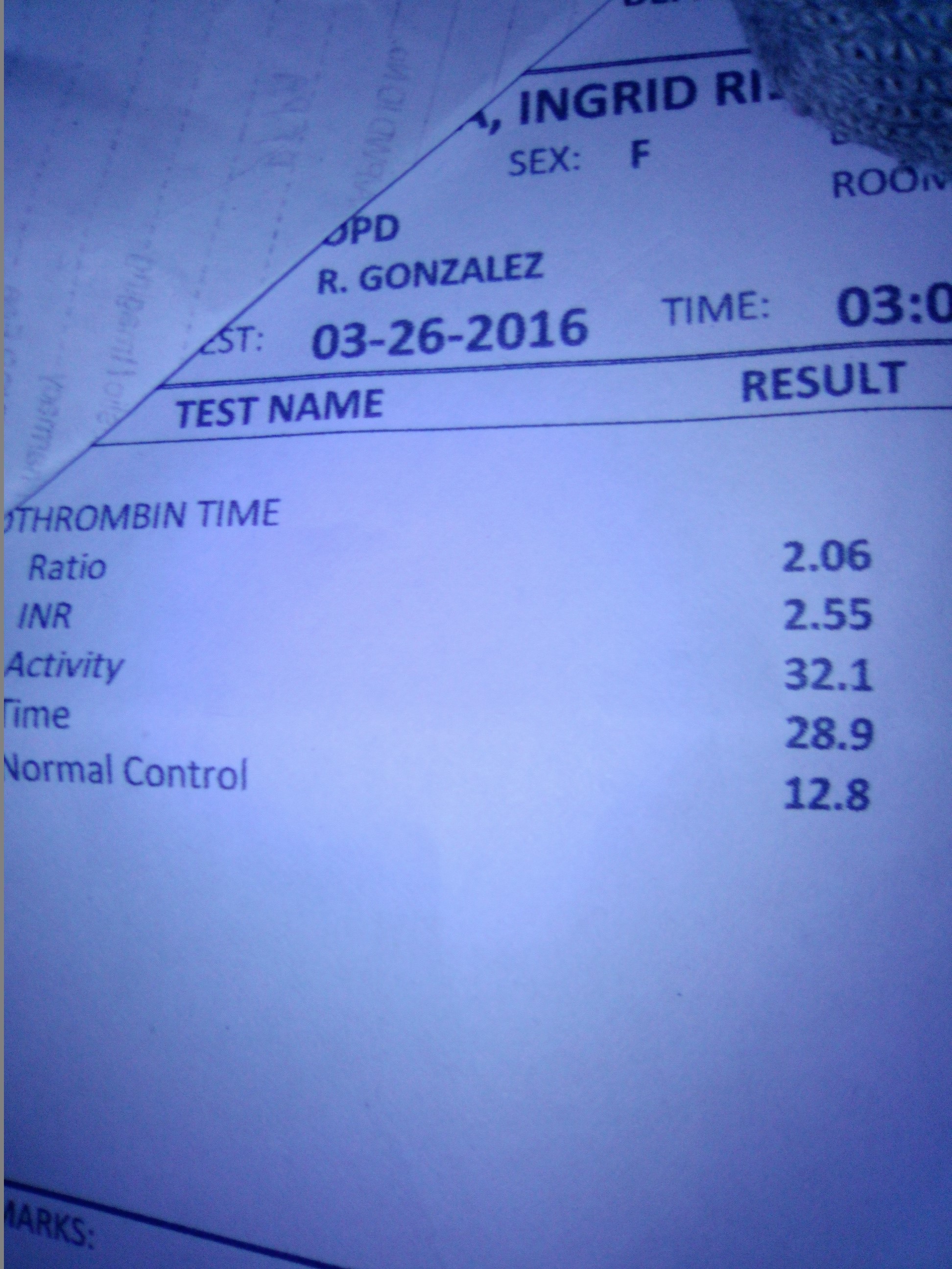 My PTPA result My PTPA result