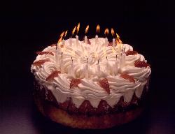b'day cake - b'day cake