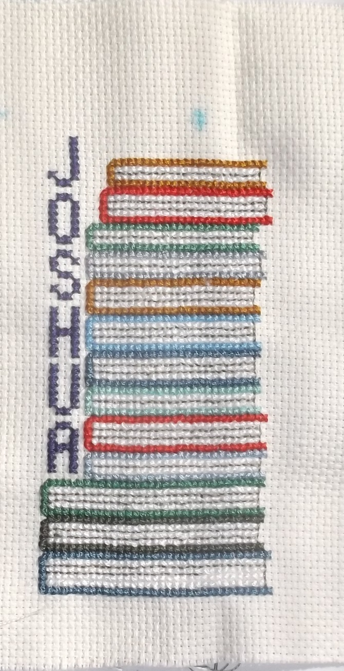 Photo taken by me of a bookmark being made by me Photo taken by me of a bookmark being made by me
