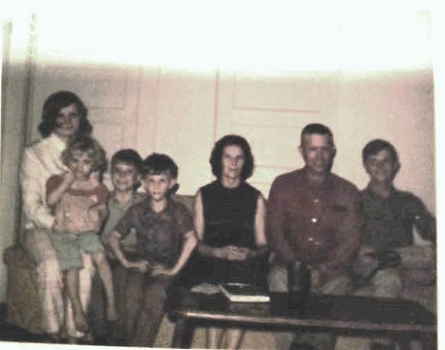 Me, mom and and dad, my three brothers, and my sister. Photo is my own.