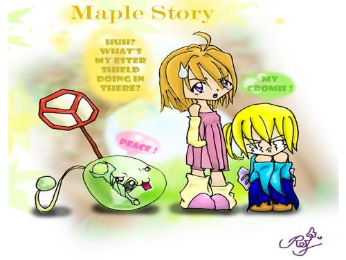 Funny Art of Mine! - No matter how strong or how weak you are, you never know how things turn up..!