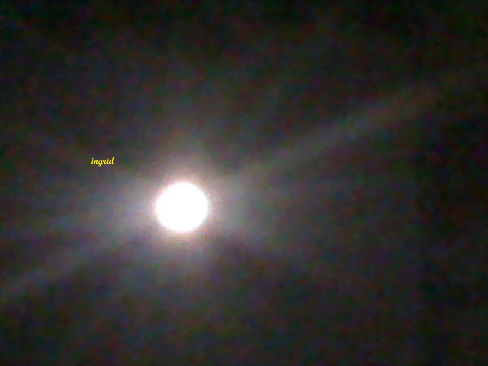 the full moon. the full moon.