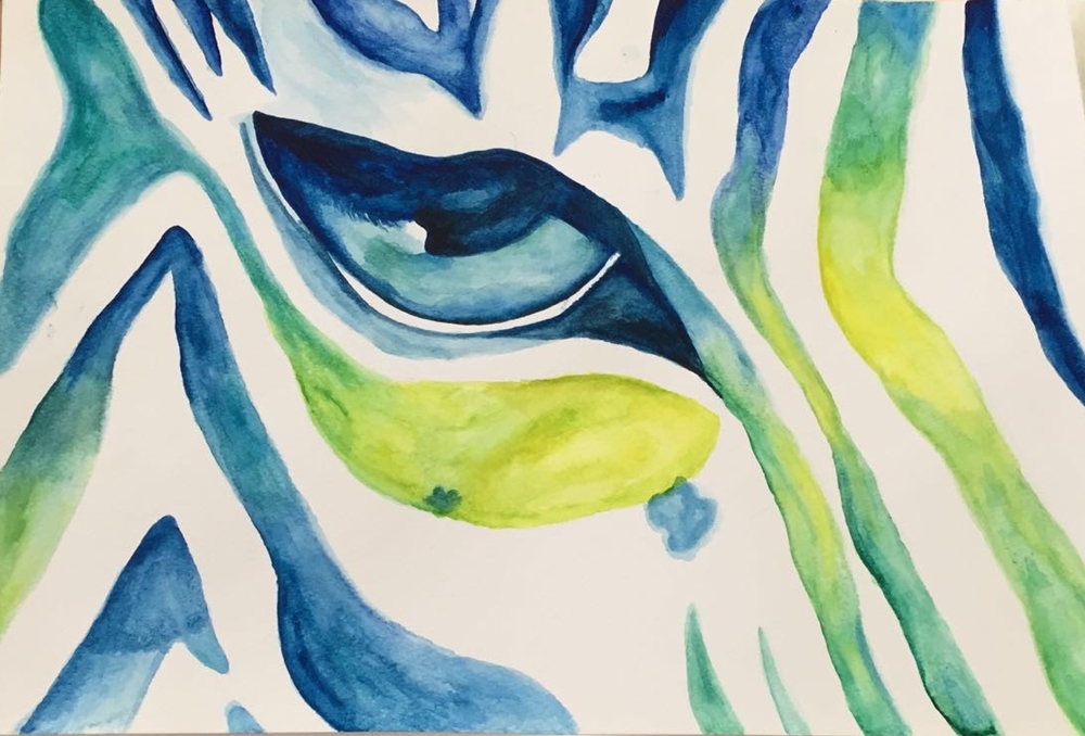 Zebra water colours - Inge Zebra water colours - Inge
