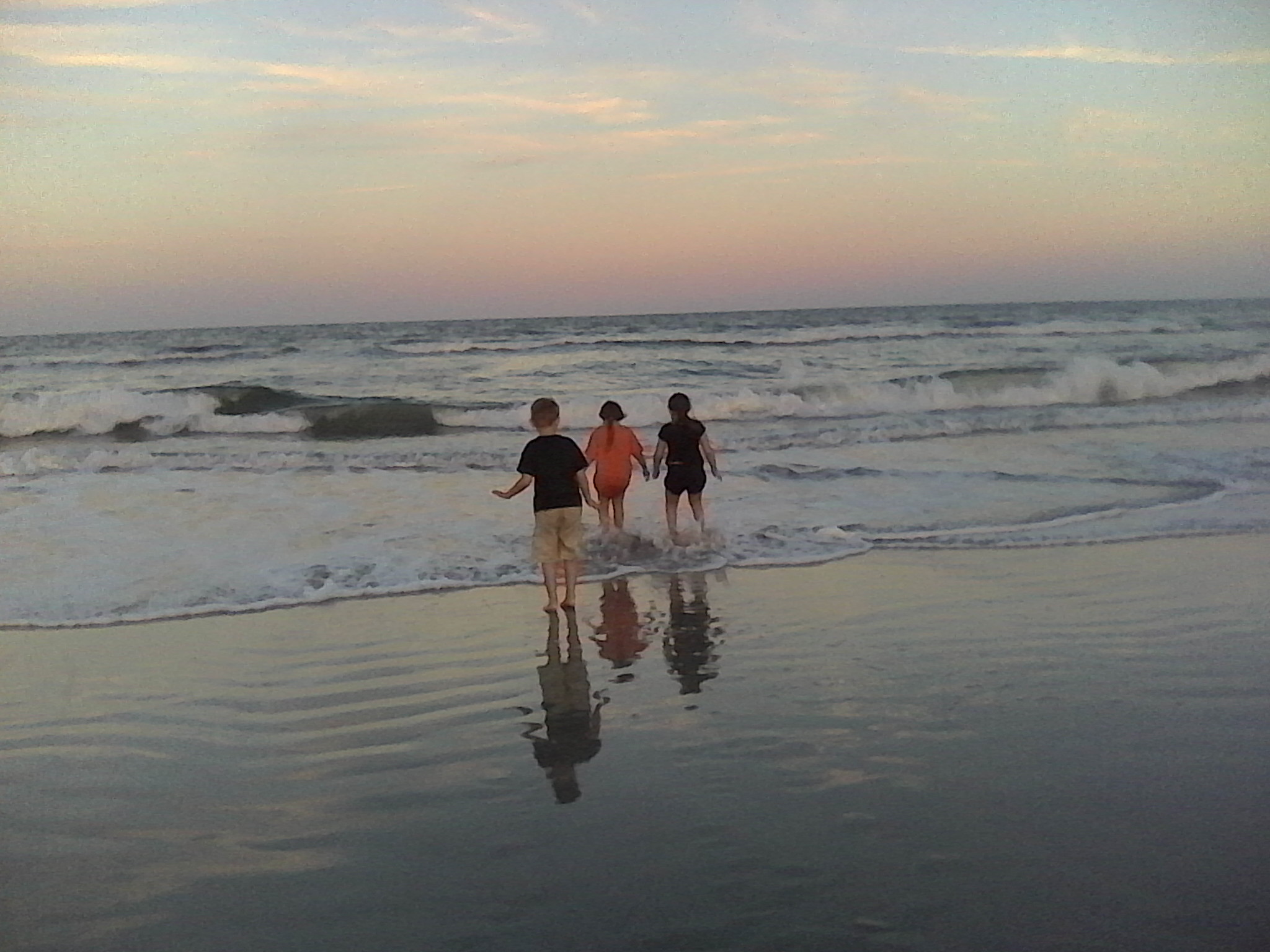 My kids at the beach My kids at the beach