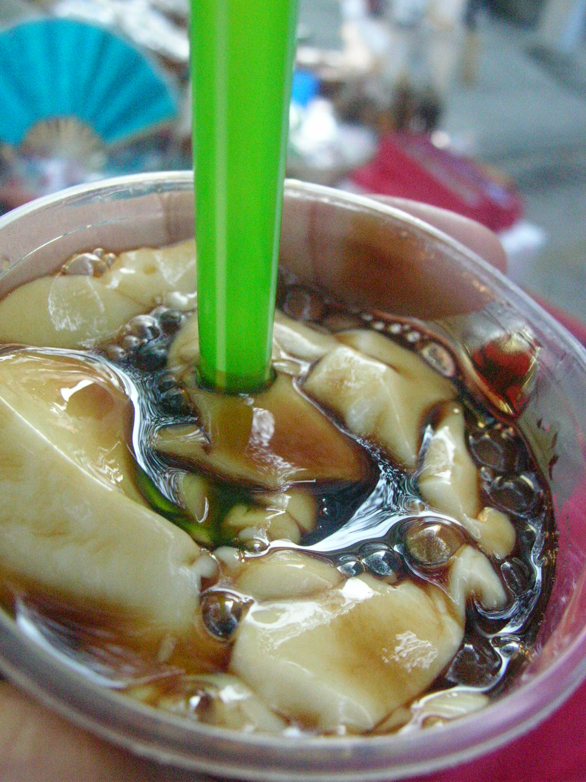 Taho bought outside the grounds of San Agustin Church