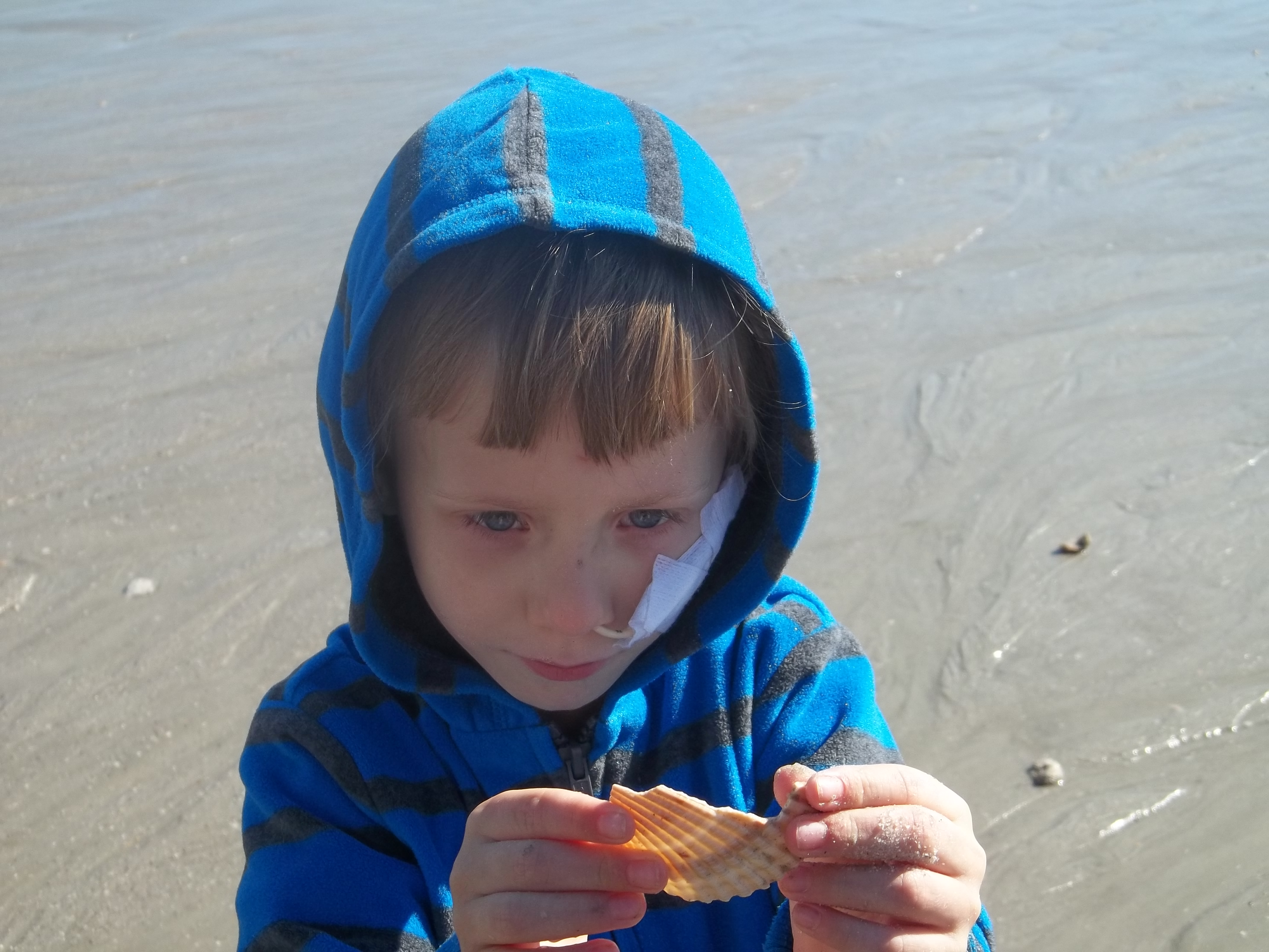 My little guy on Myrtle beach