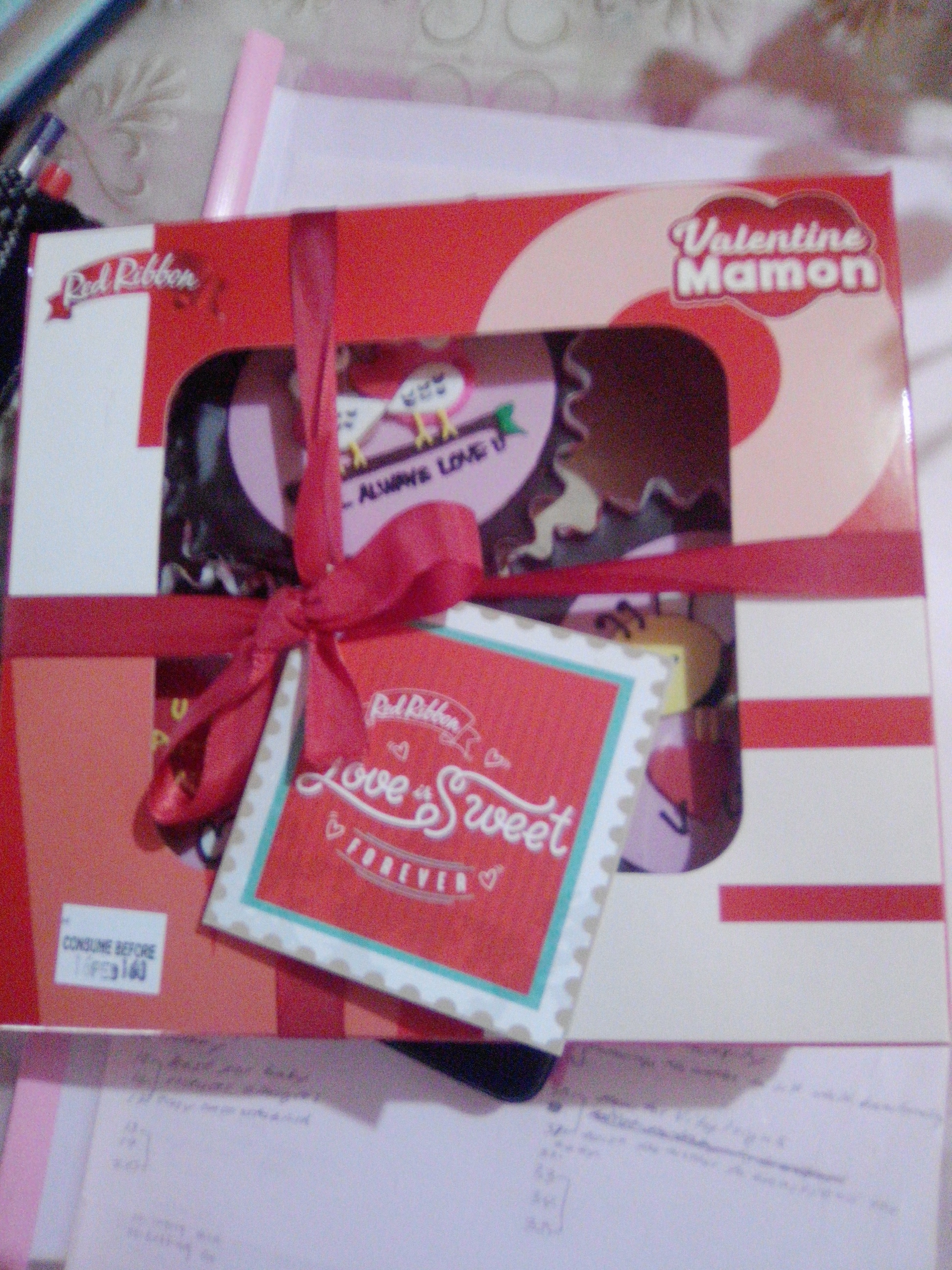the box my son gave me on Valentine's day the box my son gave me on Valentine's day