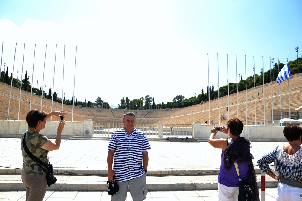 Athens Olympic Arena and André