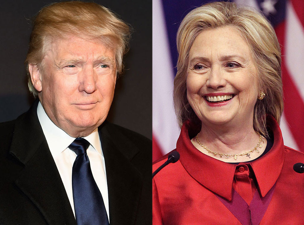 Donald Trump and Hillary Clinton