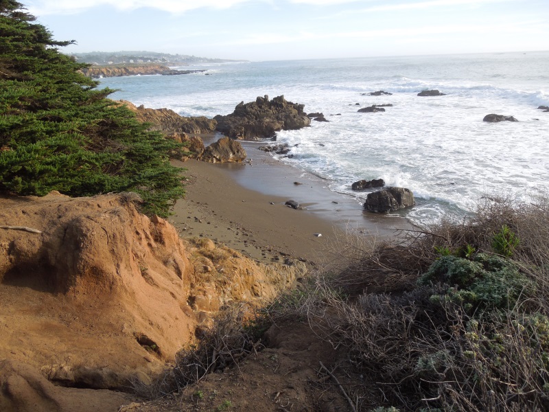 Beach at Leffingwell Landing in Cambria, California