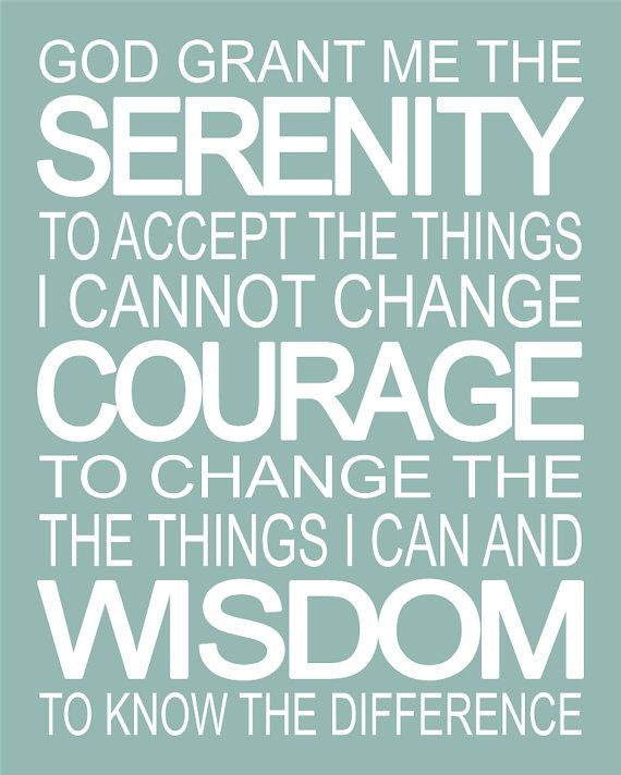 The Serenity Prayer