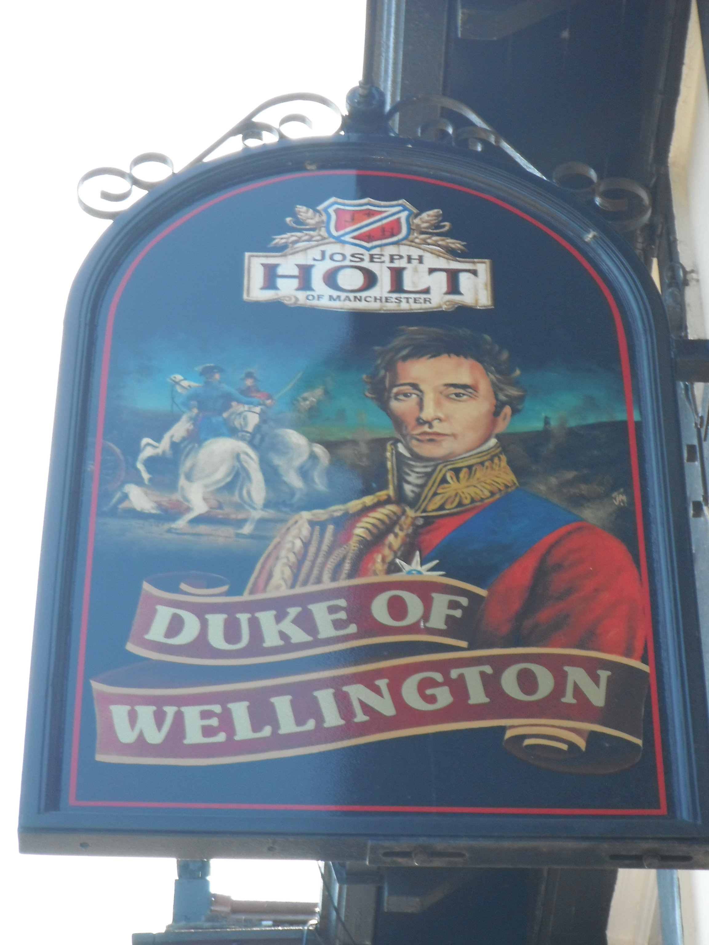 Photo taken by me – The Duke Of Wellington pub sign, Blackeley, Manchester Photo taken by me – The Duke Of Wellington pub sign, Blackeley, Manchester
