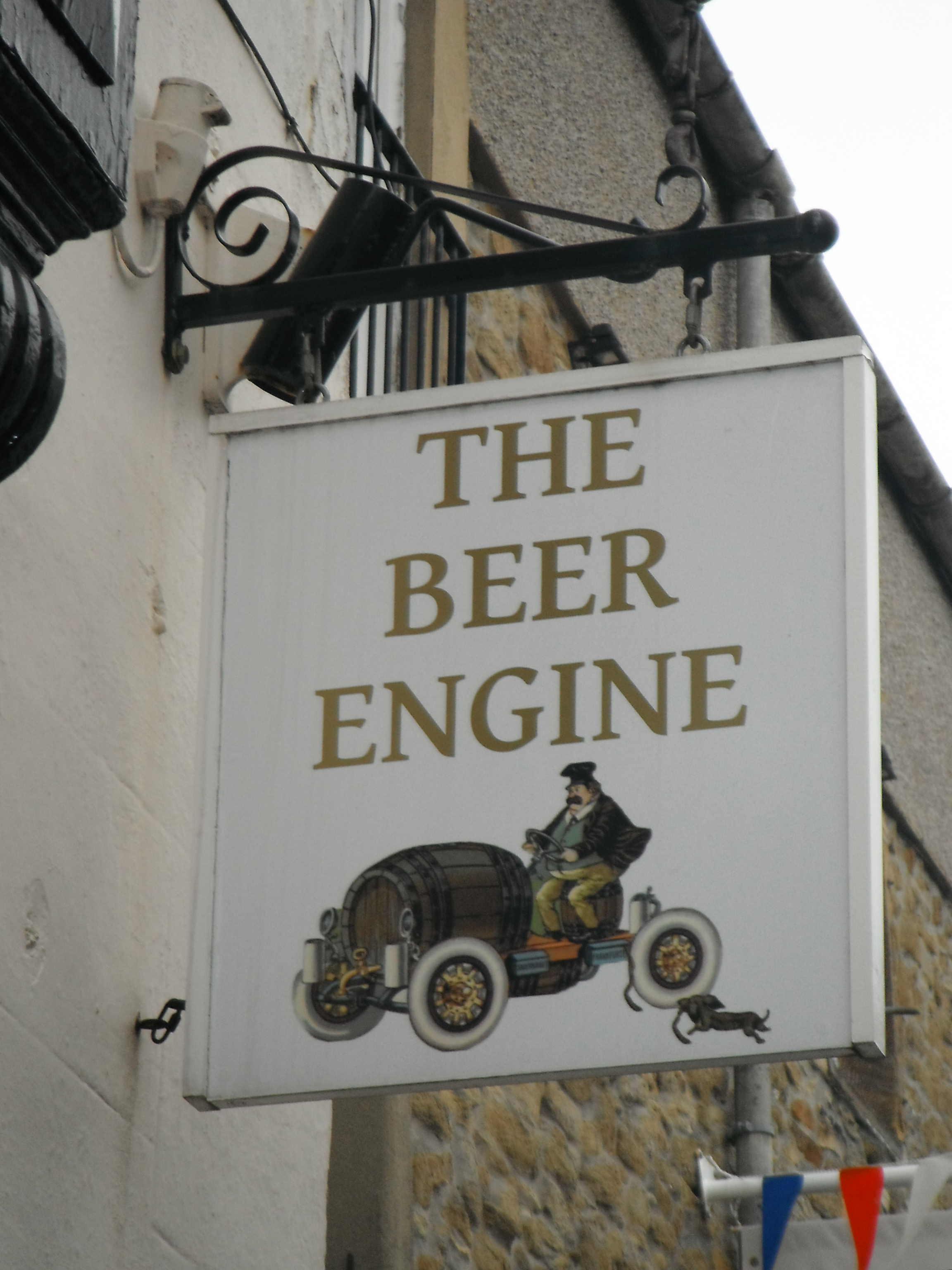 Photo taken by me – The Beer Engine pub sign, Skipton, Yorkshire, Photo taken by me – The Beer Engine pub sign, Skipton, Yorkshire,