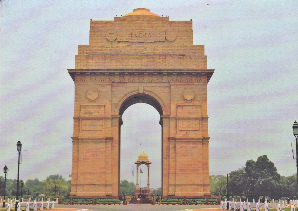 Postcard of India Gate - Delhi Postcard of India Gate - Delhi