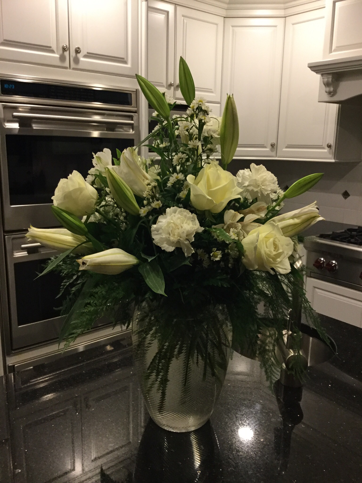 Flowers from our younger son's fiancé's parents