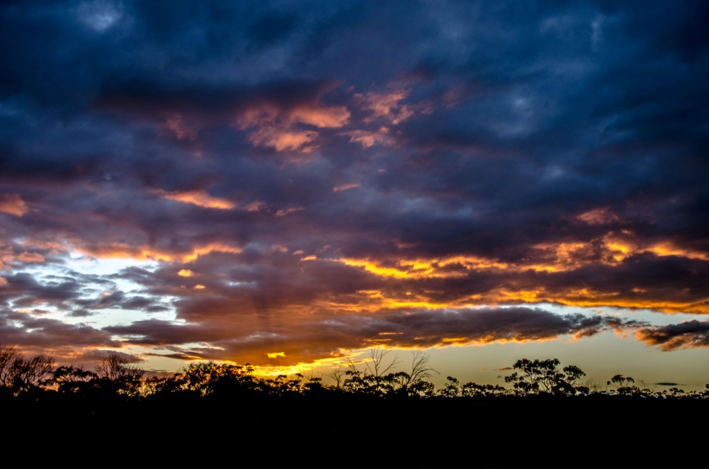 Sunset just south of Paynes Find, Western Australia