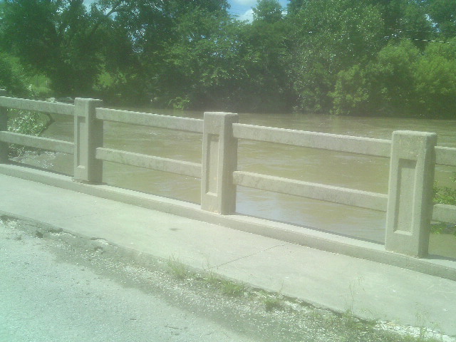 a bridge at Marion County Lake