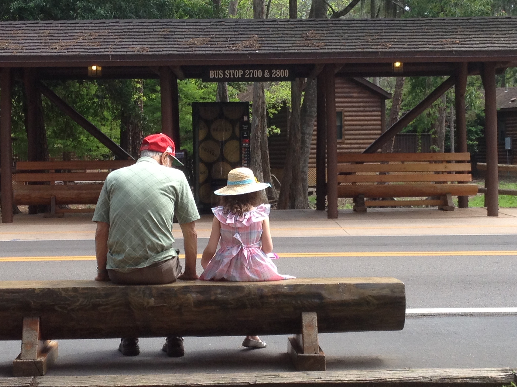 Grandpa and Grand-daughter - First trip to Disneyworld!