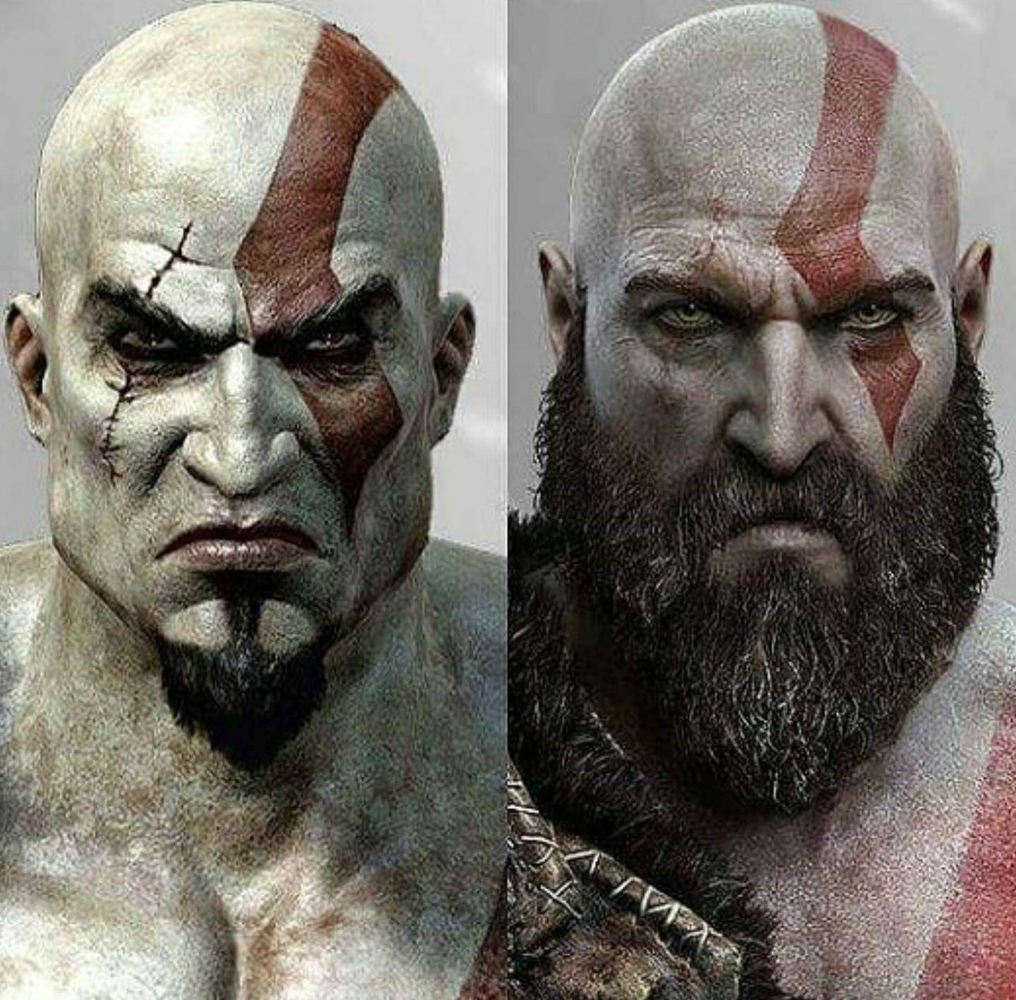 Young and old kratos