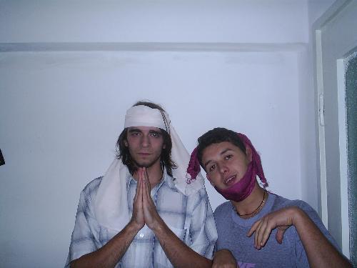 roommates - my silly rommates again. they get really bored sometimes and do stupid things like this picture here. they need a job :)