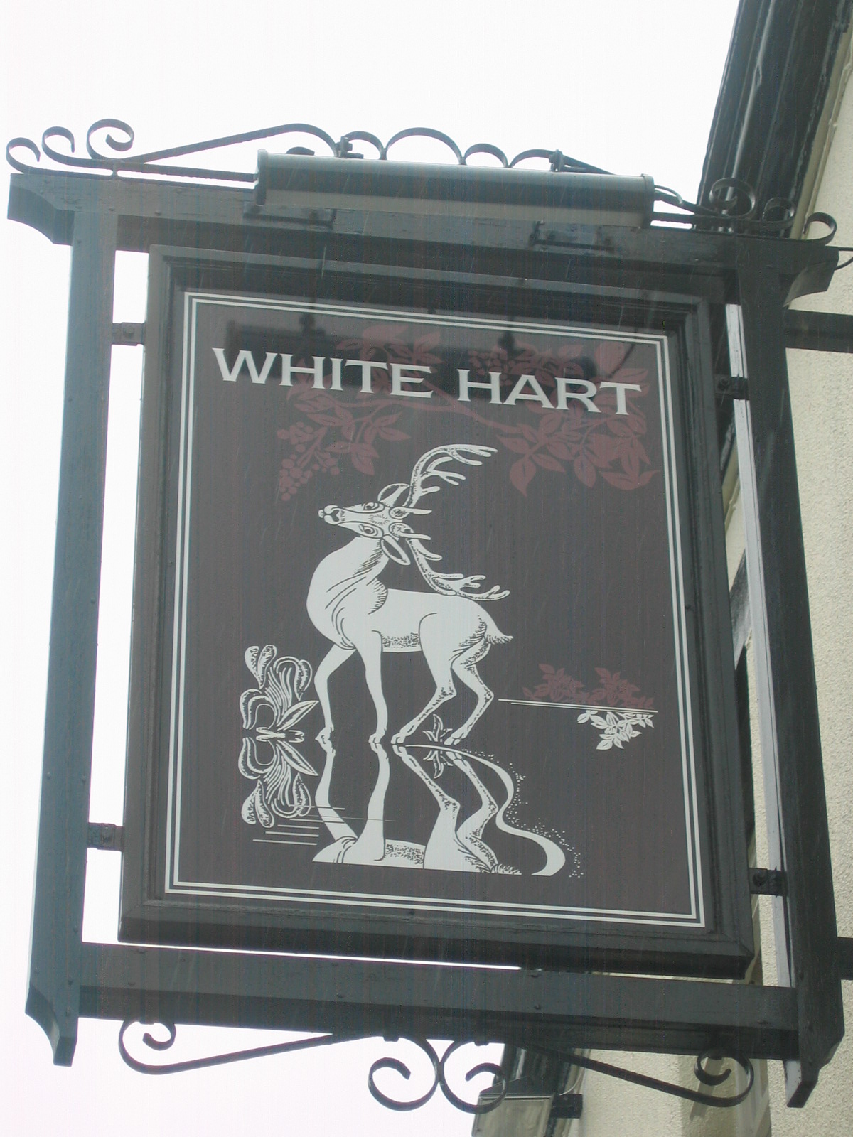 photo taken by me - The White Hart pub sign – Hollinwood – Manchester