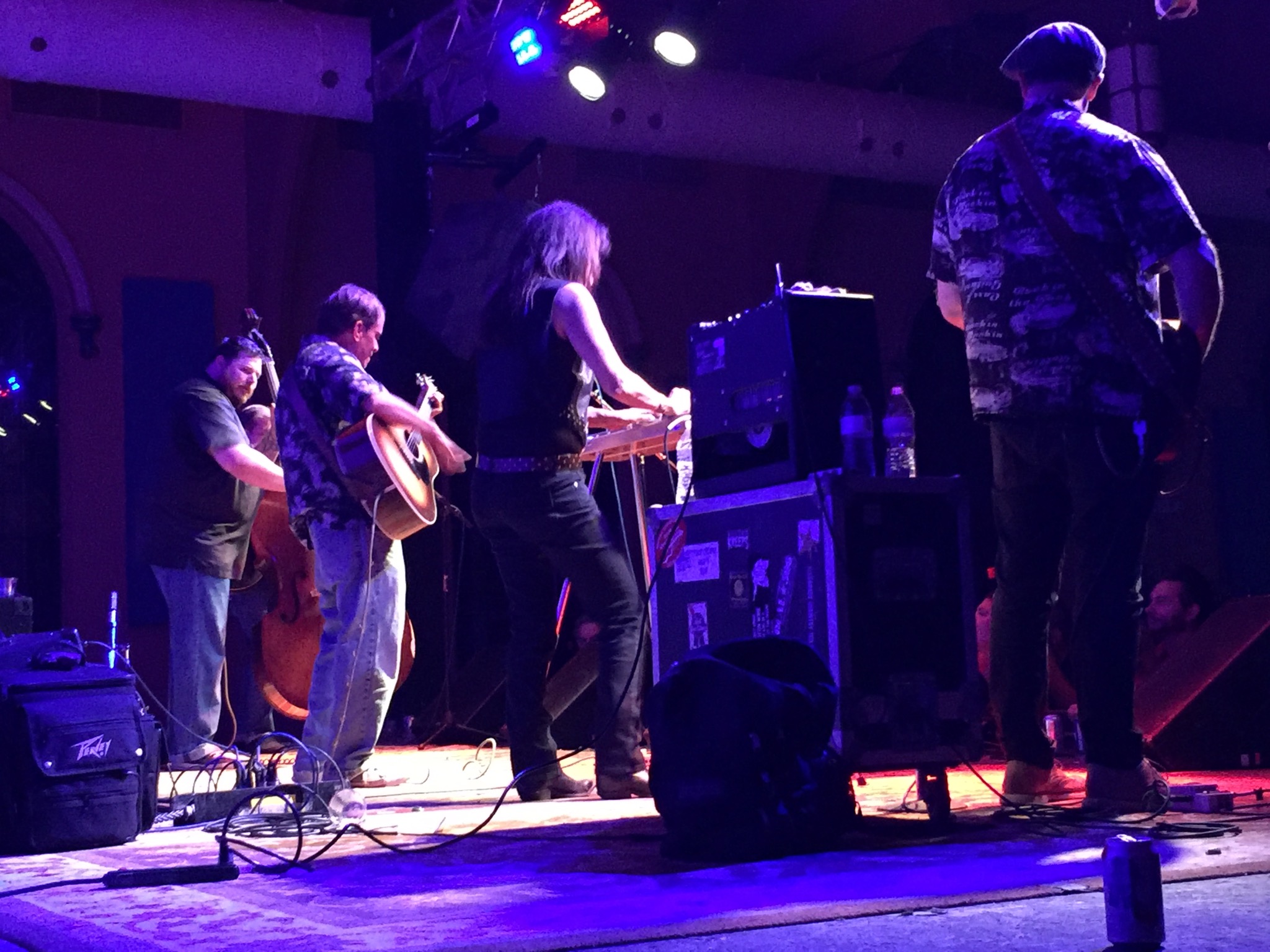 Wayne the Train and his band playing deep into the night.  Photo taken by and the property of FourWalls.