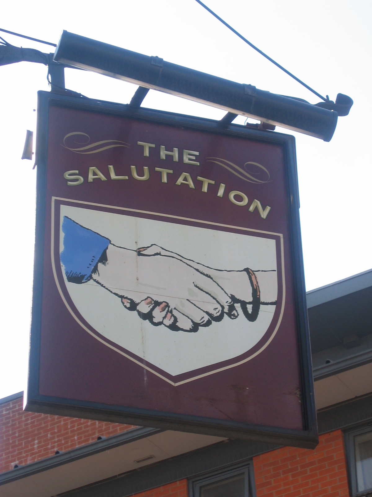 Photo taken by me - The Salutation pub sign - Manchester City Centre Photo taken by me - The Salutation pub sign - Manchester City Centre