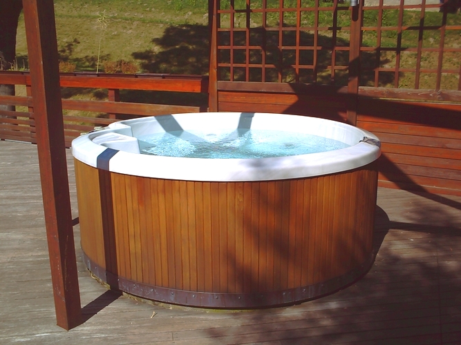 The hot tub in our garden. Personal Image by LadyDuck