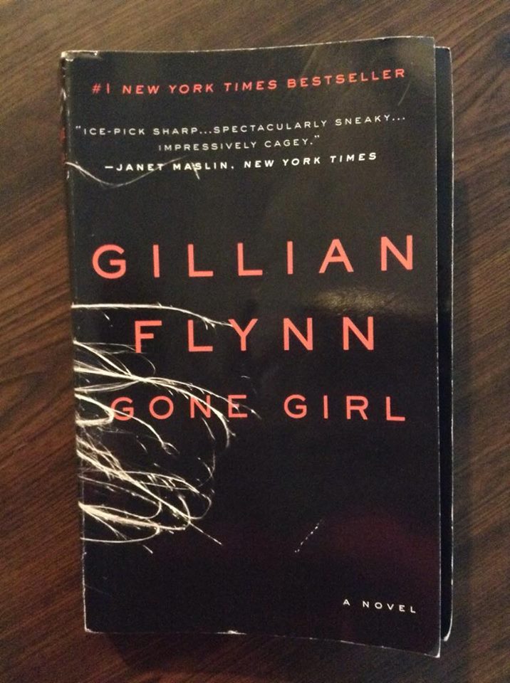 The book I am reading Gone Girl