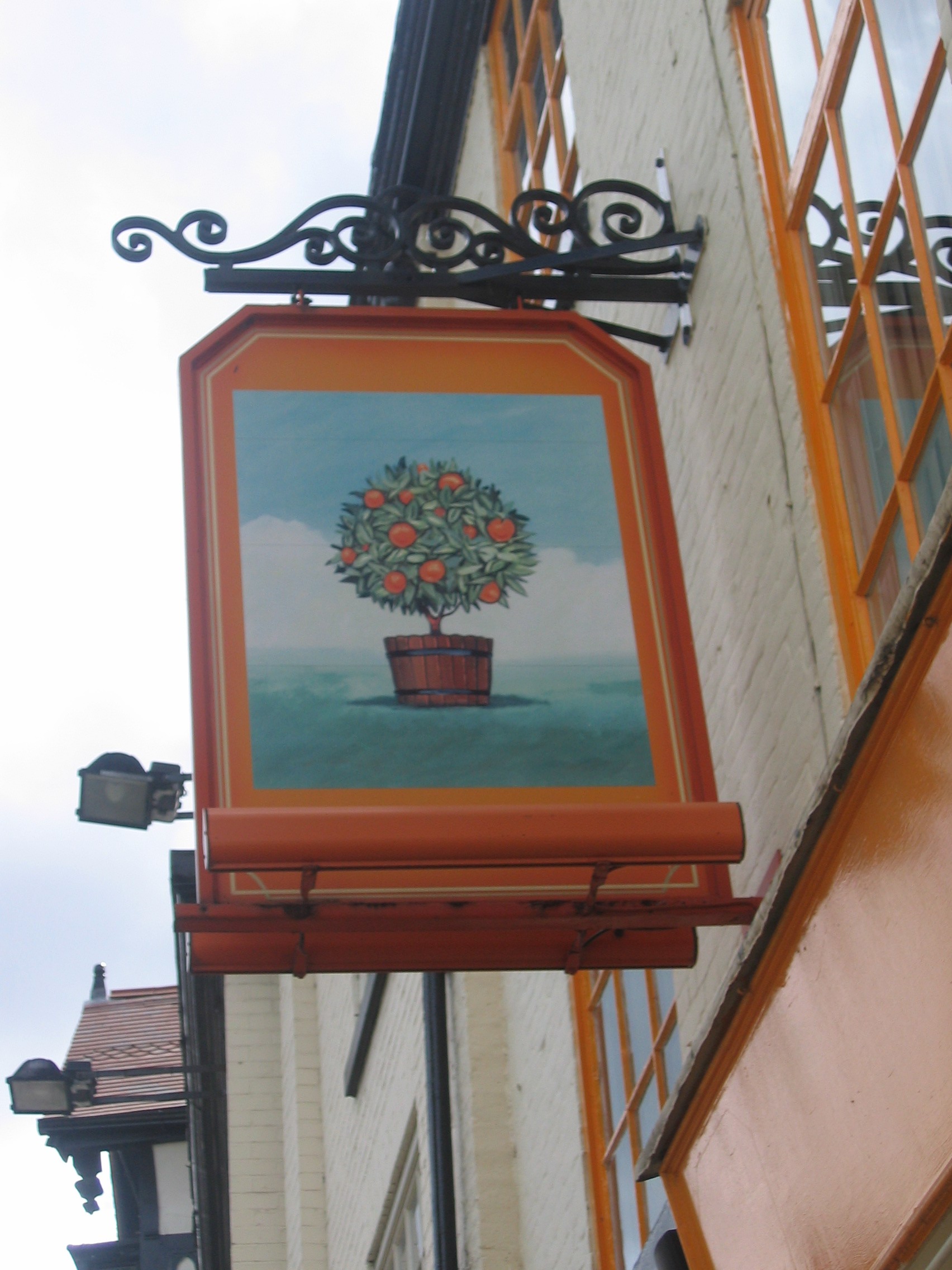 Photo taken by me – The Orange Tree pub sign Glossop Photo taken by me – The Orange Tree pub sign Glossop