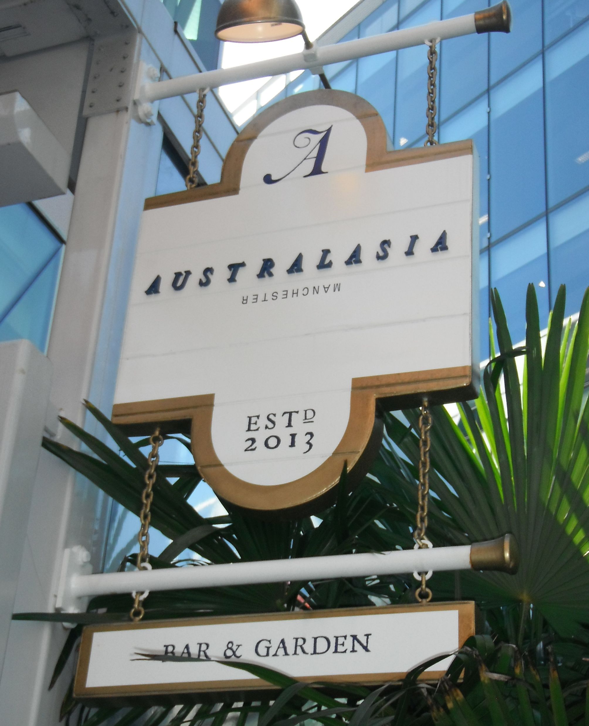 Photo taken by me – pub sign – Australasia – Manchester Photo taken by me – pub sign – Australasia – Manchester