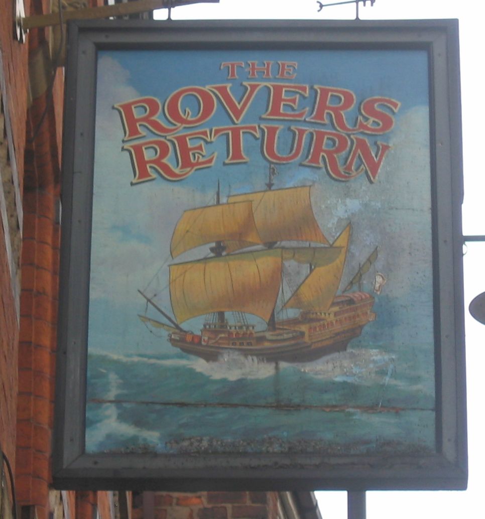 Photo taken by me - Pub Sign For The Rovers Return Salford