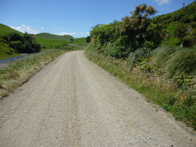 Clear road, no obstacles. Photo by Val Mills 2014