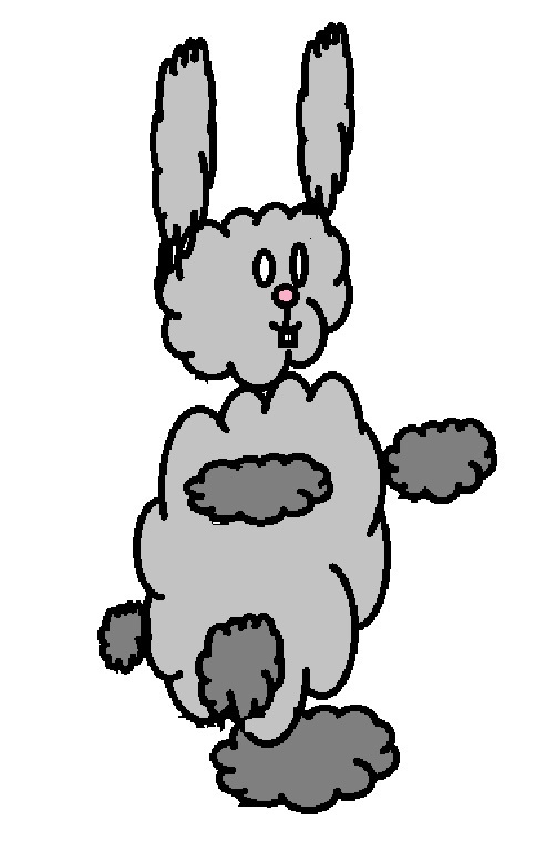 Dust Bunny created by me on Microsoft Paint Dust Bunny created by me on Microsoft Paint